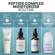 Eva Naturals Collagen Face Moisturizer Peptide - Anti-Wrinkle Facial Moisturizer For Face - Deeply Hydrating Multi-Peptide...
