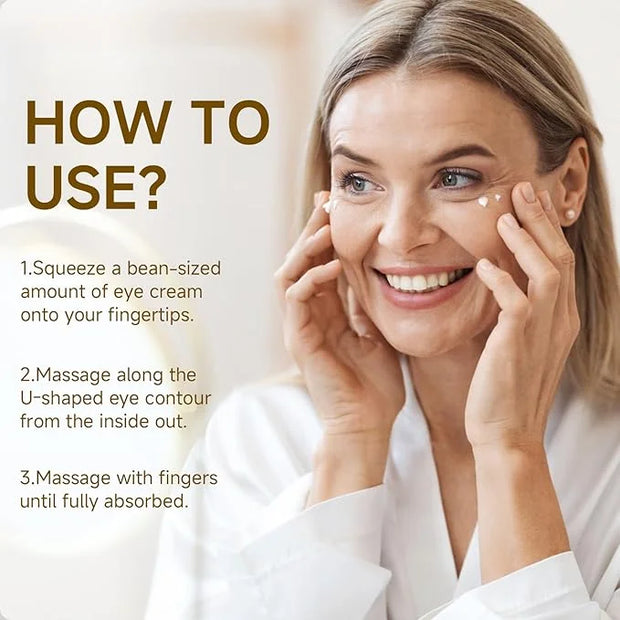 Under Eye Bags and Wrinkles Filler, Under Eye Cream Temporary Instant Visibly Reduces Wrinkles Dark Circles Fine Lines, Ey...