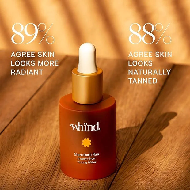 Marrakech Sun Tinting Water – Lightweight Self-Tanning Drops with Hyaluronic Acid & Glycerin for a Buildable Natural Glow ...