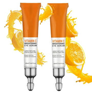 Vitamin C Eye Cream for Dark Circles, Fine Lines Puffiness Crow's Feet Eye Bags Under Eyes Treatment for Women & Men, Adva...