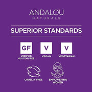 Andalou Naturals Ultra Sheer Daily Defense Facial Lotion, SPF 18, 2.7 oz, with Resveratrol CoQ10 and Antioxidants, Lightwe...