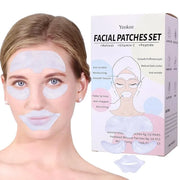 Forehead Wrinkle Patches,Under Eye Patches and Lip Mask 30 PCS. Face Masks Skincare With Retinol Serum For Anti-aging Puff...