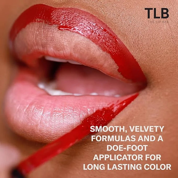 The Lip Bar - Perfect Pout Mini Lip Trio Gift Set (3 Products) - Nonstop Liquid Matte Lipstick & Non-Sticky Lip Gloss - Tr...