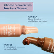 Blume Tri-Peptide Toffee Soft Brown Tinted Lip Balm - Superbalm Lip Moisturizer with Shea Butter and Squalane to Deeply Hy...