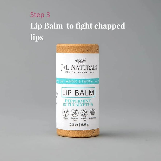 J&L Naturals Simple Skin Regimen Kit With Cleansing Bar, Face Salve, Konjac Sponge, Lip Balm | For Oily, Dry, Mature, and ...