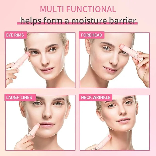 KIMUSE Hydrating Multi Balm Stick, All-in-One Hydrating Lip Balm Eye Cream Neck Cream Make Up Base, Reduce Wrinkle & Moist...