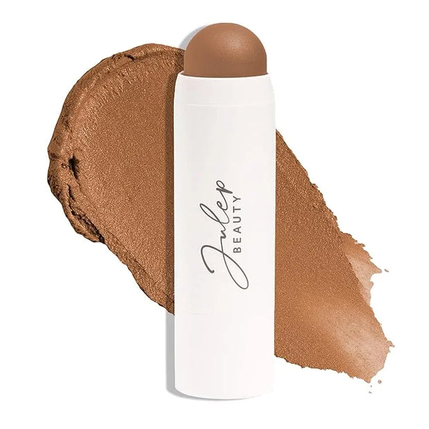 Julep Skip The Brush Cream to Powder Blush Stick - Neutral Bronze - Blendable and Buildable Color - 2-in-1 Blush and Lip M...