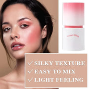 Cream Blush Stick with Brush and Makeup Sponge,Waterproof Multi Cream Makeup Stick,Lightweight,Long-lasting,2 in 1 Multi B...