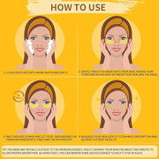 Under Eye Patches For Puffy Eyes 30Pairs, 24K Gold Eye Mask For Dark Circles and Puffiness, Under Eye Mask Patches Skincar...
