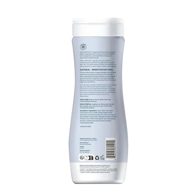 ATTITUDE Hair Shampoo for Sensitive Dry Scalp, EWG Verified, Soothing Oat, For Thin Hair, Naturally Derived Ingredients, V...