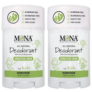 MONA Brands KIDS Deodorant for Girls, Boys, Preteens & Teens | Safe for Sensitive Skin - No Baking Soda, Aluminum or Synth...