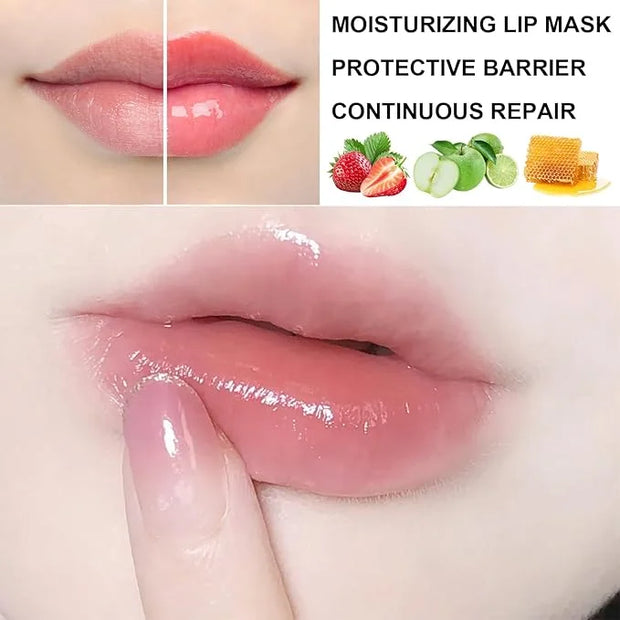 3Pcs Lip Balm Honey Pot Lines
