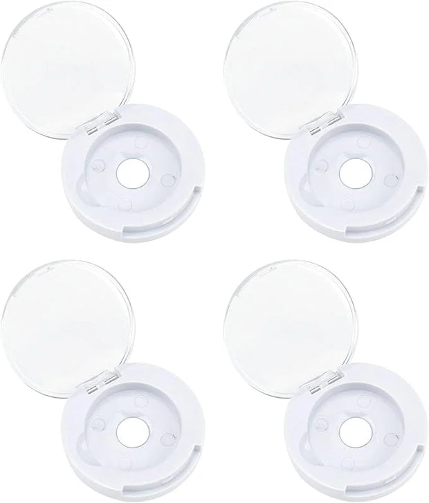 4 Pack Empty Eyeshadow Holder Case Round Magnetic