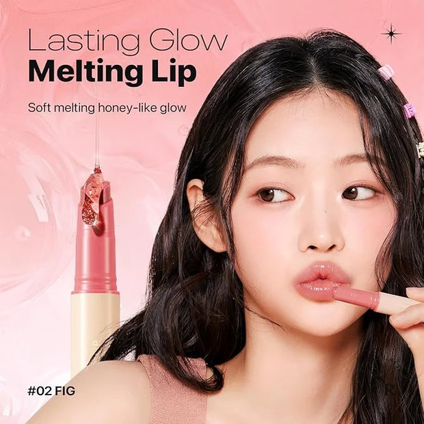Nature Republic HONEY MELTING LIP (02 FIG) SOFT LIP STICK, Hydrating Gloss, Moisturizing balms, Sheer tint, Shine & Nude, ...