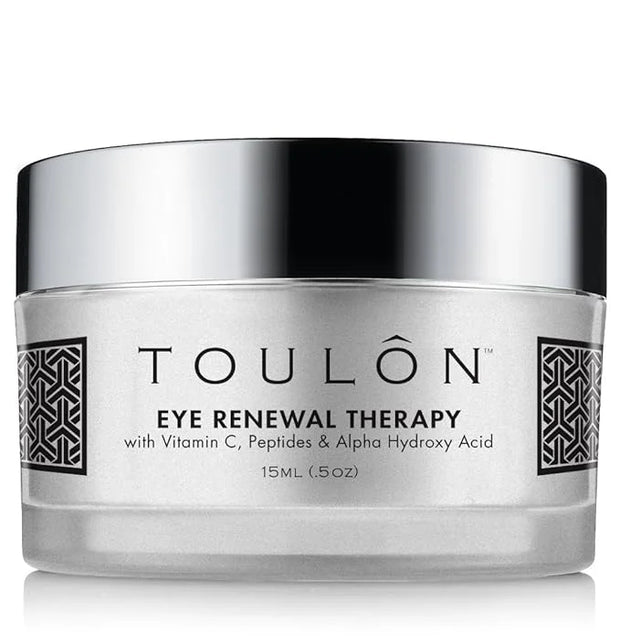 Eye Cream for Dark Circles, Puffiness and Wrinkles. Reduces Fine Lines with Vitamin C, Peptides & Alpha Hydroxy Acid. Mini...