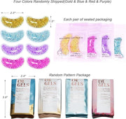 Under Eye Patches for Puffy Eyes, Reusable Ice Gel Eye Pad Cooling Eye Patch Hot Cold Therapy Eye Mask 8 Pack - Product Image