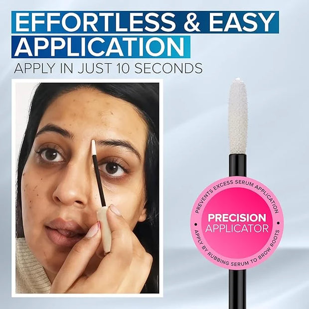 NYK1 CONCENTRATED Eyebrow Growth Serum For Thicker Brows (3ml) BrowForce Eyebrow Serum To Grow Brows For Fuller Thicker Na...