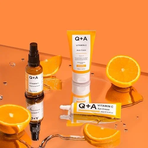 Glow Heroes Skincare Giftset - A Trio with Vitamin C Serum 30ml, Eye Cream 15ml & Body Cream 50ml - Rejuvenate - Vegan & C...