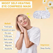 XPCARE Steam Eye Masks for Dry Eyes, Self Heated Steam Warm Eye Mask, Disposable Heated Eye Mask for Dark Circles, Puffy E...