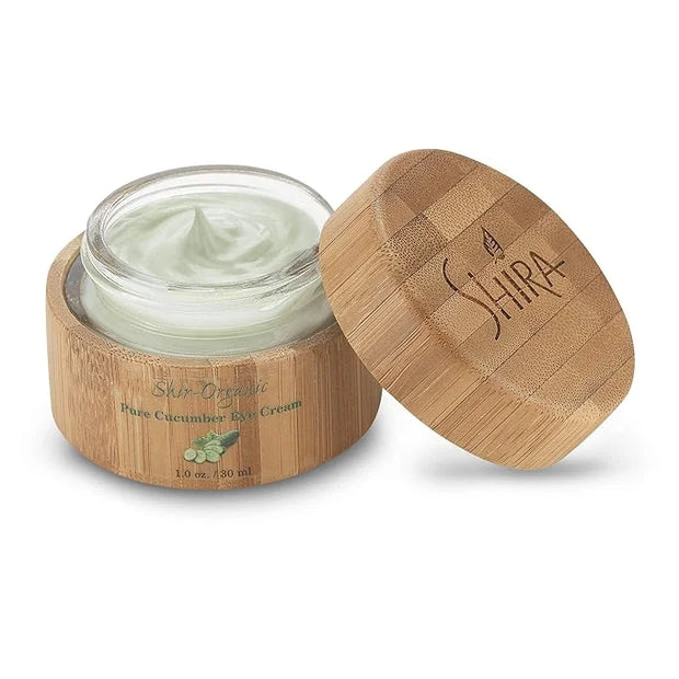 Shir-Organic Pure Cucumber Eye Cream For Dark Circles Eye Puffiness Wrinkles Instant Hydration Anti Aging Eye Cream for Al...