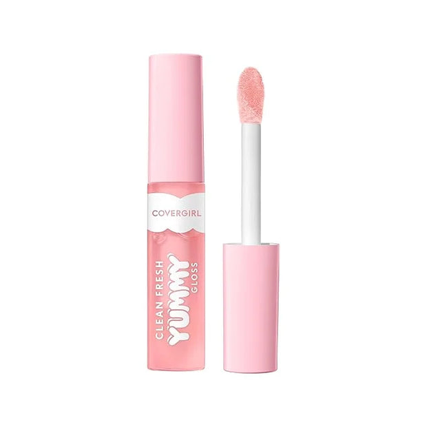 COVERGIRL Clean Fresh Yummy Lip Gloss, Sunshine Rays, W&F, Hydrating, Non-Sticky, Hyaluronic Acid, Glassy Shine, 0.33oz - ...