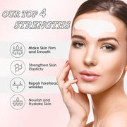 Kaely 20Pcs Forehead Wrinkle Patches,Facial Anti Wrinkle Patches with Collagen,Face Tape for Wrinkles for All Skin Types,S...