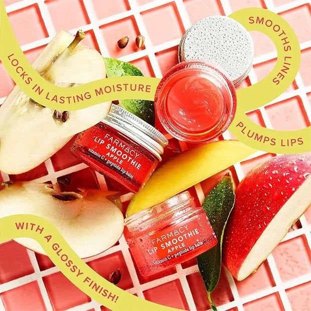 Farmacy Peptide Lip Balm - Lip Smoothie Hydrating Lip Balm with Vitamin C to Visibly Plump + Smooth Lip Lines - Nourishing...