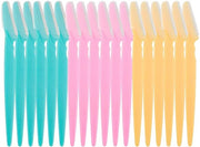 18 Pcs Eyebrow Razors Shaper, Safety Facial Hair Remover Face Shaver Trimmer, Exfoliating Dermaplaning Tool for Women and ...