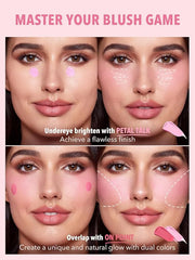 SHEGLAM Color Bloom Liquid Blush Makeup for Cheeks Matte Finish - Petal Talk - Product Image