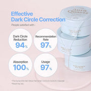 PETITFEE Aura Quartz Hydrogel Eye Mask Blue 60 pcs (30 pairs) - Eye Patch for Dark Circles, Brightens Under Eyes, Glutathi...