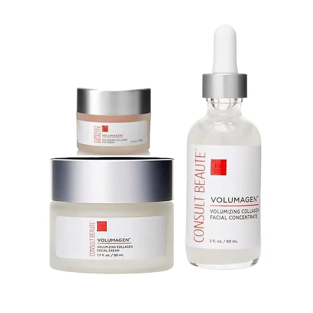 Consult Beaute Volumagen TRIO Skin Care For Plumper & Smoother Skin - Collagen, Hyaluronic Acid and Ceramides - Doctor For...