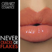 Gerard Cosmetics Color Your Smile Lip Gloss Salmon, Super Pigmented Peach Lip Gloss with LED Light and Mirror, Shiny Finis...