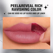 LANGMANNI 2 Colors Long-Lasting Peel Off Lip Liner Set, Waterproof & Smudge-Proof Matte Lip Liners Gift Makeup For Girls (...