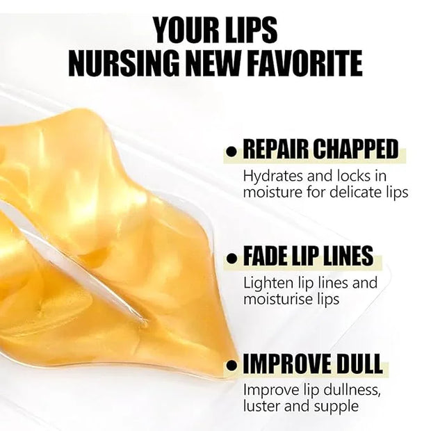 32 Pairs Eye Masks & Lip Mask, 24K Collagen Under Eye Patches for Dark Circles and Puffy Eyes, Reduce Lip Wrinkles, Anti C...