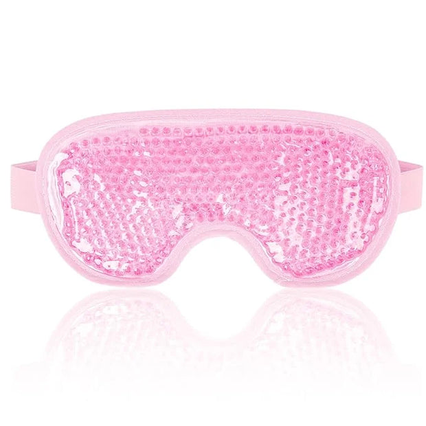 NEWGO Cooling Gel Cold Eye Mask for Puffy Eyes, Reusable Ice Pack with Soft Plush Backing for Dark Circles, Migraine, Stre...