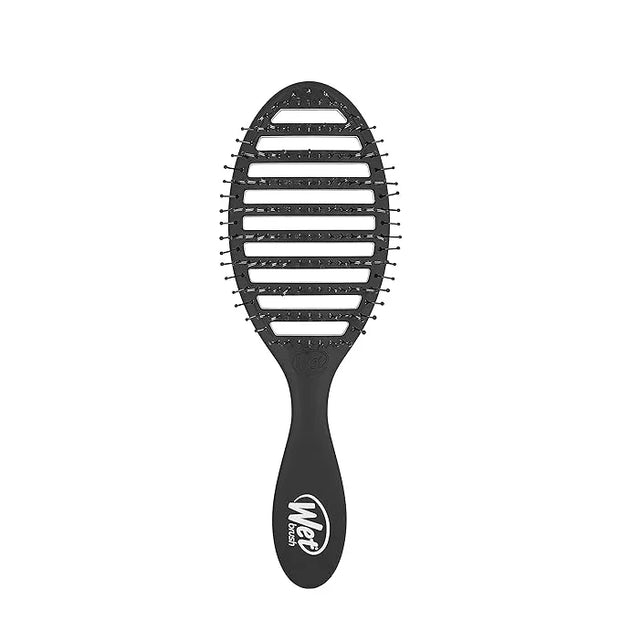 Wet Brush Speed Dry Hair Brush, Black, Vented Design & Soft HeatFlex Bristles, Blow Dry Safe, Ergonomic Handle Manages Tan...