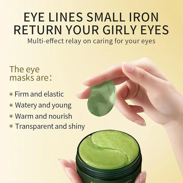 Hyaluronic Acid Eye Patch (Removes Dark Circles, Eye Bags, Eye Care, Wrinkles, Puffy Eyes, Skin Cushioning) - Anti-Aging M...