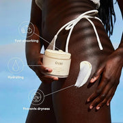 OUAI Body Cream, St. Barts - Hydrating Whipped Body Cream with Cupuaçu Butter, Coconut Oil and Squalane - Softens Skin and...