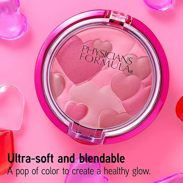 Physicians Formula Happy Heart Glow & Mood Boosting Blush, Natural, Dermatologist Tested - Rose - Product Image