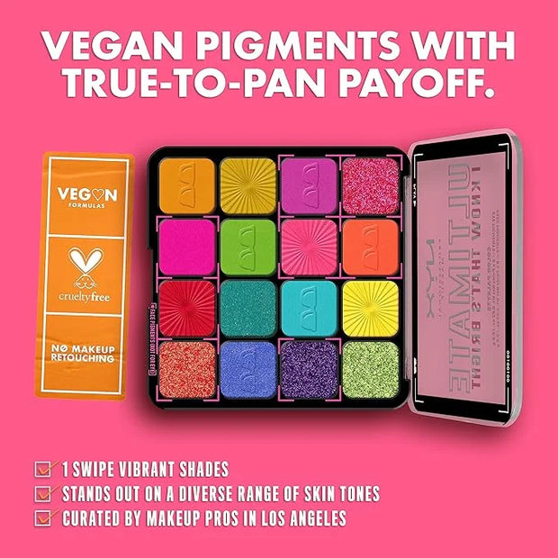 NYX PROFESSIONAL MAKEUP, Ultimate Shadow Palette, Eyeshadow Palette - I Know That's Bright - Product Image