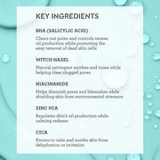 Bliss Clear Genius Clarifying Toner + Serum - 4.3 Fl Oz - Purifies Pores, Tones, Calms & Clears Skin - Salicylic Acid, Nia...