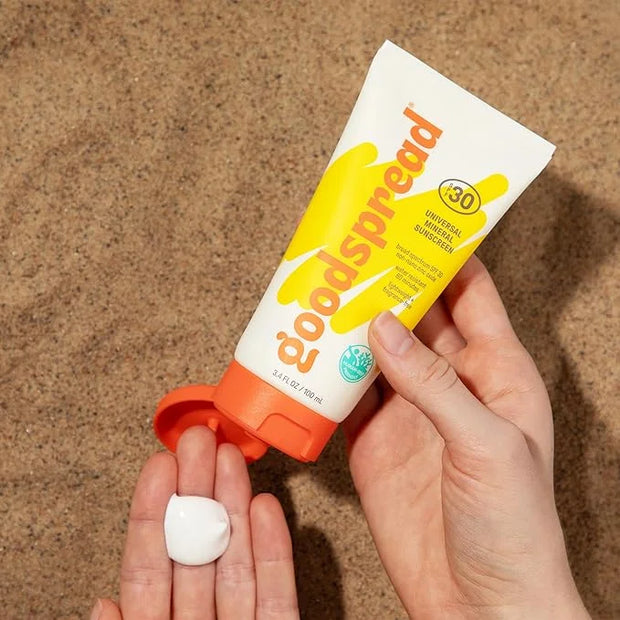 New! Goodspread Universal Mineral Sunscreen SPF 30 with Zinc Oxide | Reef Safe Hawaii Act 104 Compliant | Broad Spectrum B...