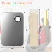 3PCS Makeup Mixing Palette, Stainless Steel Cosmetic Makeup