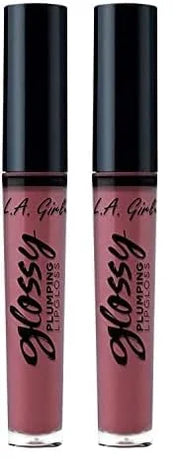 L.A. Girl Glossy Plumping Lipgloss- Luscious, 0.17 Fl Oz (Pack of 2) - Product Image