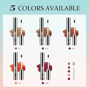 Peel Off Lip Liner Stain Velvet Tint – Long-Lasting, Moisturizing, Non-Sticky Matte Lip Lacquer, Highly Pigmented, Smudge-...