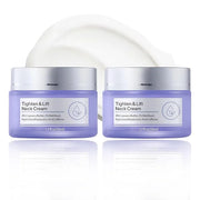 Neck Firming Cream Set,Non-greasy Tighten Lift Firming Neck Face Cream Skincare Moisturizer, 2 Pcs Deep Moisturizing Face ...