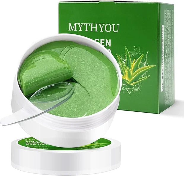 Under Eye Patches, 30 Pairs Aloe Vera Eye Mask for Dark Circles, Puffy Eyes, Wrinkles,Skincare for Women & Men - Product I...