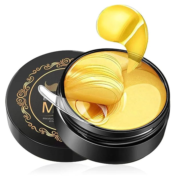 Under Eye Patches, 24K Gold Eye Mask, Eye Patches for Puffy Eyes and Dark Circles Reduce Eye Bags Fine Lines Smooth Wrinkl...