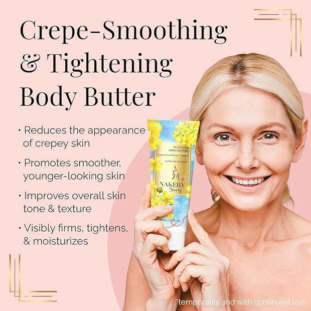 Nakery Body Butter Anti Aging Moisturizer - Body Cream Skin Tightening Cream & Neck Firming Cream, Moisturizing Cream & Ne...