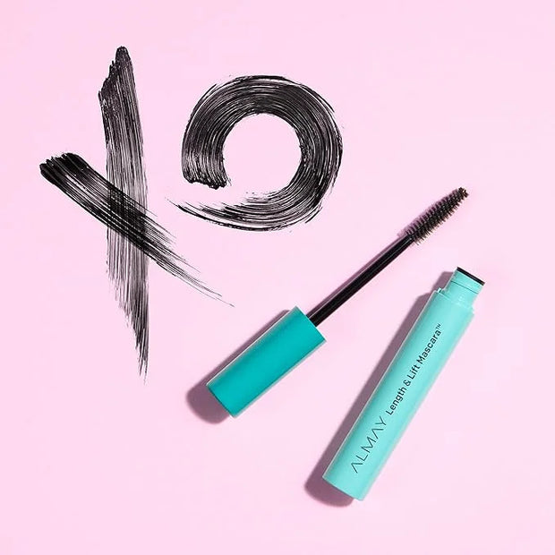 Almay Lengthening Mascara, Volume & Lift, Eye Makeup, Hypoallergenic and-Fragrance Free, 040 Waterproof Black, 0.24 fl oz....